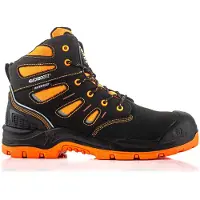 Buckbootz Buckz Bviz2 Highviz Werkschoen S7s Oranje/zwart | Maat: 43