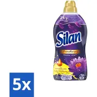 Silan Aromatherapy - Wasverzachter - Dreamy Lotus - Essentiële Oliën en Langdurige Parfum - 48 Wasbeurten - 1.056L - Bulkverpakking - 5 stuks