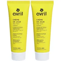 Avril Biologische Gezichtscrème Droge en Gevoelige Huid 2x50 ml Crème