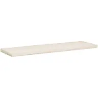 CLP zitkussen tuinbank - 8 cm dik - ritssluiting - weerbestendig - wasbaar - schuimvulling - 600D Oxford-stof - creme