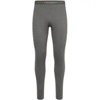 Icebreaker - Thermokleding - M Merino 260 Oasis Leggings Gritstone Heather voor Unisex van Wol - Maat XL - Grijs