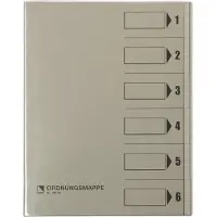 Bene 83600GR map met stofomslag, grijs