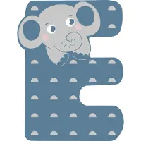 Small Foot Houten Dieren Kinderletter E