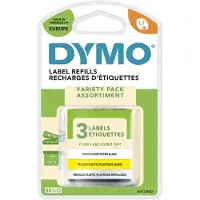 Dymo - Labele Letratag 91240 3-pack assorti | 1 stuk | 10 stuks