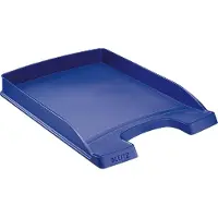 Leitz 5237 blauwe brievenbak laag (10 stuks)