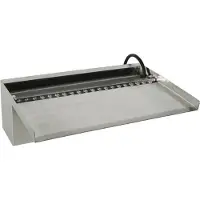 Ubbink niagara rvs waterval 30 cm met led inox 304 met lange uitloop