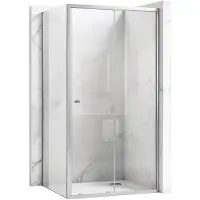 REA Douchecabine Primo Slide 130x90 Chrome