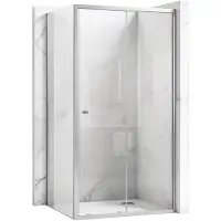 REA Primo Slide 100X90 - Douchecabine - Chrome - 100X90X190Cm