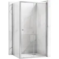 REA Primo Slide 130X70X - Douchecabine - Chrome - 130X70X190Cm