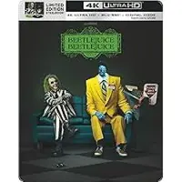 Import Beetlejuice Beetlejuice SteelBook Blu-ray 4K Ultra HD