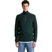 Chasin' Trui 'Oscar Half Zip' donkergroen