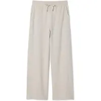 Vuori - Damesbroeken - Essential Wideleg W Ecru Heather voor Dames van Gerecycled Polyester - Maat M - Beige