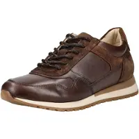 Ara men Sneakers laag donkerbruin / bruin gemêleerd