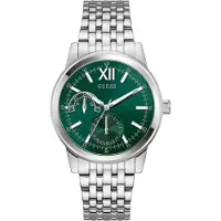 GUESS Analoog horloge 'Emerson' zilver
