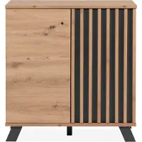 Die Möbelfundgrube Medan 01D Ladekast Artisan Eik/Antraciet