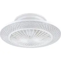 Eglo Plafondventilator Malinska wit Ø 55cm