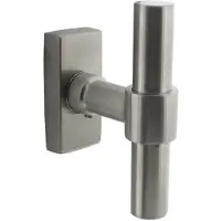 Intersteel | Raamkruk T-vorm | Recht | RVS Geborsteld