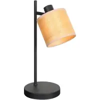 Steinhauer Tafellamp Bambus, zwart, Woon-/ Eetkamer, metaal, Modern, tafellamp