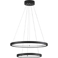 Lyora Zwarte hanglamp Empatia design dubbel
