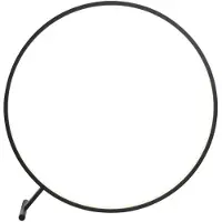 Paul Neuhaus LED-vloerlamp Hula, dimbaar, zwart, Woon-/ Eetkamer, Aluminium, Modern, LED vloerlamp
