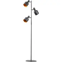 Eth Design vloerlamp Sledge 3-lichts zwart