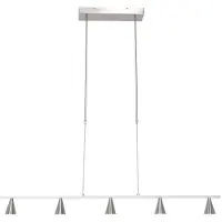 Steinhauer Design hanglamp Vortex 120cm - RVS