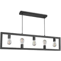 Label51 - Hanglamp Quadrato - Zwart - 10x135x130cm