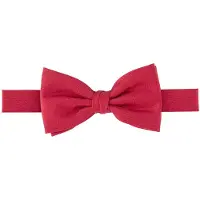 Profuomo Strik bowtie silk woven red pp5v00001/f