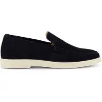 Rehab loafers donkerblauw effen leer