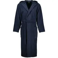 Cawö badjas donkerblauw capuchon katoen