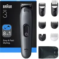 Braun 80789915, Donkergrijs, Voeding/batterij, 50 minuten, Ingebouwde batterij, Nikkel-cadmium (NiCd)
