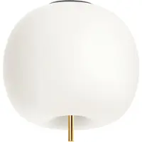 Kdln Plafondlamp , KUSHI 16, dimbare, Wit, Woonkamer, Glas, Designer