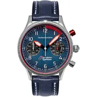Bauhaus 2576-3 Herenhorloge, Aviation Eurofighter, chronograaf, donkerblauw