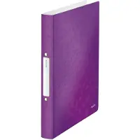 Leitz WOW ringmap, uit PP, ft A4, paars - 3 stuks
