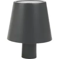 Addliving Draadloze LED Tafellamp 3231 - Flessenlamp - 3 lichtkleuren - Touch dimbaar - Oplaadbaar via USB-C - Binnen- en buitengebruik - 110 Ø x 90 mm - Donker grijs