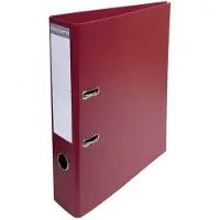 Exacompta Prem Touch Breed Ordner A4 70 mm Bordeauxrood 2 Ringen 53704E Kunststof Staand 10 Stuks