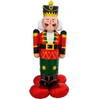 Amscan folieballon Notenkraker junior 127 cm rood