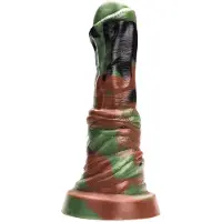 Kiotos Revolt - Dildo Fantasie - Green Army - Nr. 02 - Medium - 22,5 x 5,5 cm