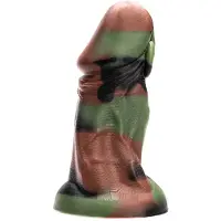 Kiotos Revolt - Dildo Fantasie - Green Army - 05 - Medium - 14,5 x 5 cm