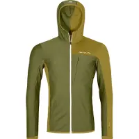 Ortovox - Fleece Light Grid Hooded Jacket - Fleecevest S, olijfgroen
