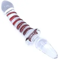 Kiotos Glazen Dildo En Glazen Buttplug 2-in-1 SWIRL