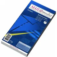 Mailmedia envelop kompakt, 125x229 mm, wit, zelfkl., z. venster, 25 st