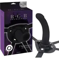 CHISA RGB - Bend over - Strap-on Dildo - Intermediate - Zwart
