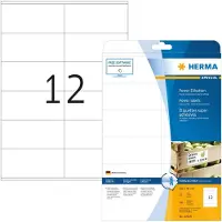 Herma Etiket Power 10908 105x48mm wit 300stuks