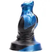 Kiotos Revolt - Dildo Fantasie - Blue Wave - Nr. 03 - Large - 15,5 x 8 cm