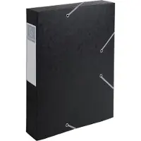 Exacompta 10x Cartobox Archiefdoos Rug 60mm - A4 (vlak geleverd) - Zwart - 16016H