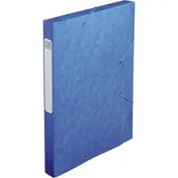 Exacompta 25x Cartobox Archiefdoos Rug 25mm - A4 (vlak geleverd) - Blauw - 18505H