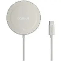 Baseus Simple Mini4 Qi2 - 15W Magnetische Draadloze Oplader - Compatibel met MagSafe - Fast Charge - Kickstand - Goud