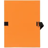 Exacompta 10x Map met uitrekbare in gekleurde canvas - 24x32 cm - Oranje - 734E