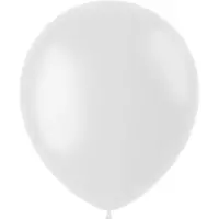 Folat - ballonnen Coconut White Mat 33 cm - 100 stuks